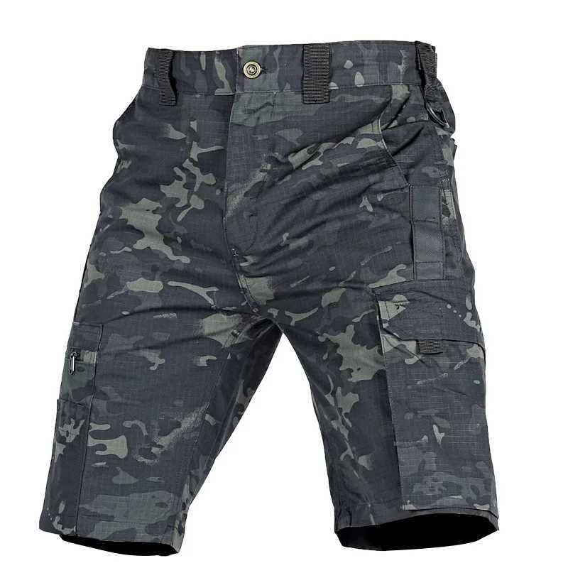 2024 Summer Mens Tactical Casual Shorts Waterproof Cargo Shorts Multi-pocket Quick Dry Wear-resistant Outdoor Training Overalls Z260331