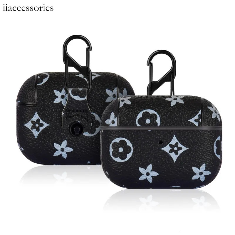 Headphone case Compatible Bluetooth Leather Pattern Earphone Brand Protective Case