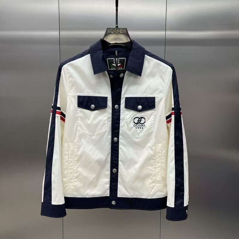 26 New Summer Thin Jacket Contrasting Color Panels, Slim-Fit Youth Outerwear With High-Quality Sun Protection Mesh Lining