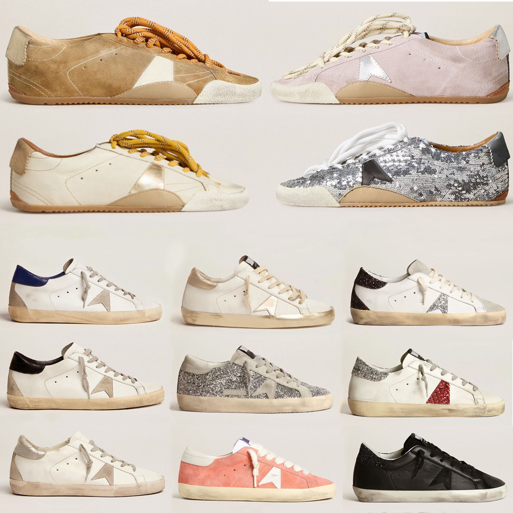 2026 Golden Goods Designer Brand Men Women sneakers Ball Star Shoes Dirty shoes Classic Casual superstar shoes old school Sneakers do-old Italy Trainers