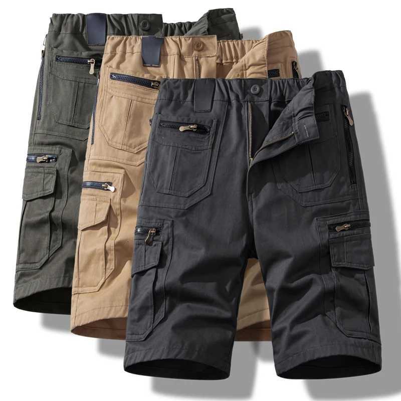 Mens Large Size Loose Casual Shorts Fashion Trendy Versatile Cotton Shorts Elastic Waist Summer Work Shorts Z260331