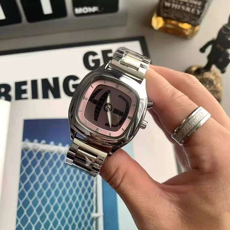 PINTIME Y2K Luxury Men's Watch New Conceptual Cool Digit Dial Male Quartz Wristwatch Stainless Steel Waterproof Reloj Man Clock 26W0331
