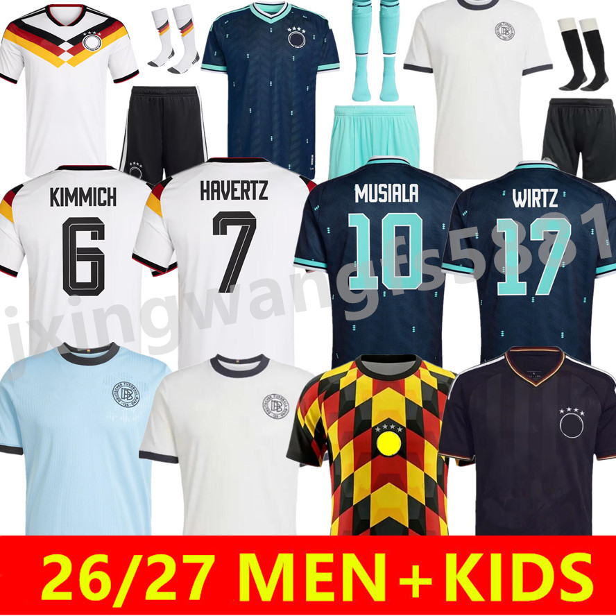 125 Year Anniversary 2026 2027 football jersey deutschland trikot 26 27 maillot de foot Fans Player HUMMELS GNABRY MUSIALA MULLER Football Shirt Uniforms kids kit