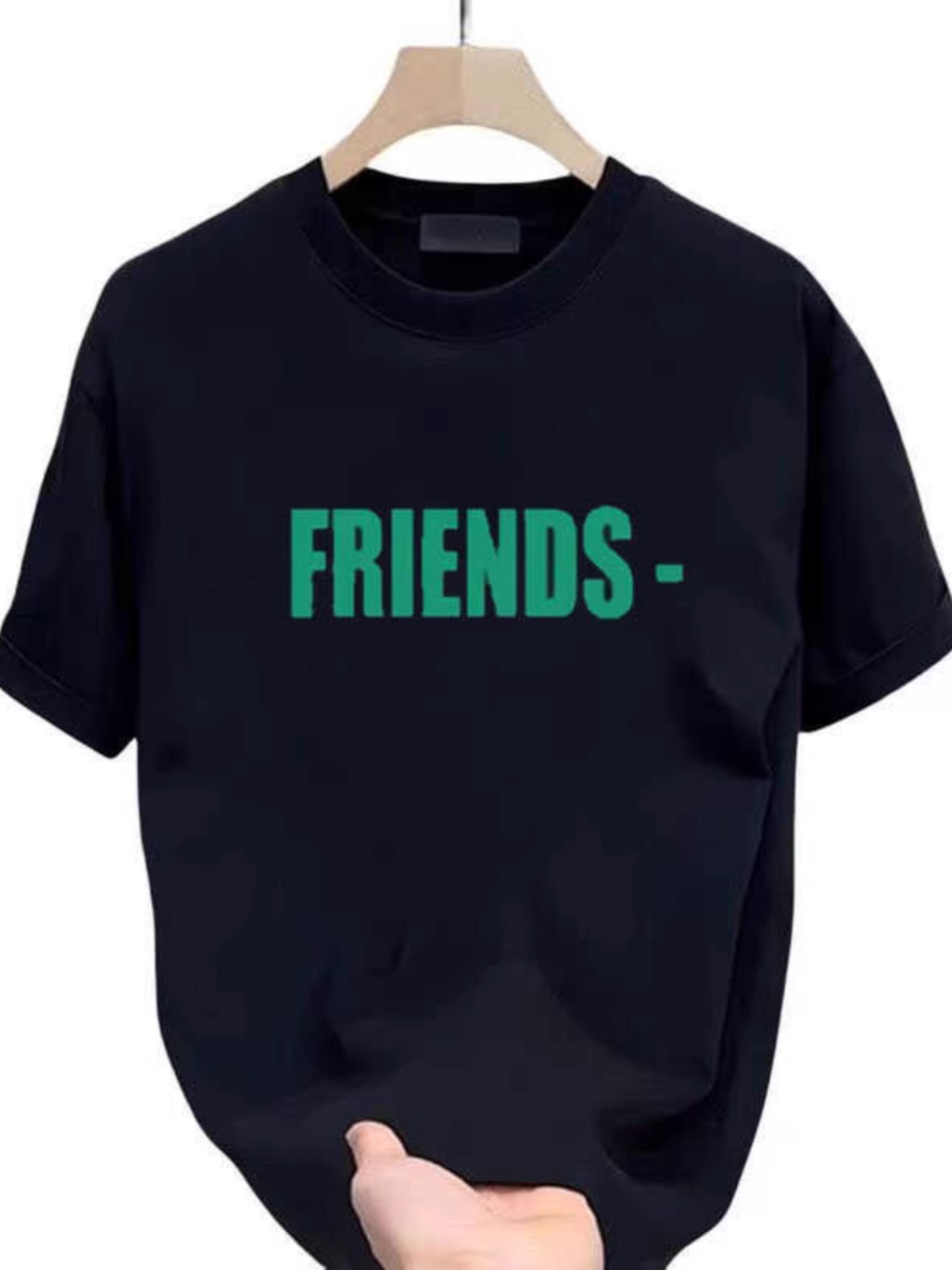 Summer Men's Youth Streetwear Tees | Premium Cotton Oversized American Edgy Crew Neck Letter Graphic Short Sleeve Tops