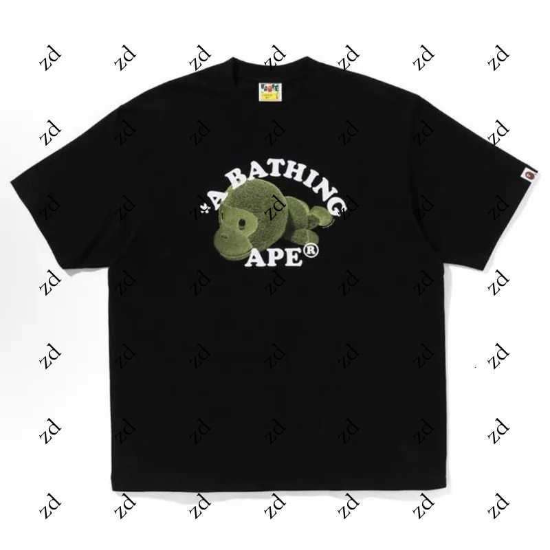 Unisex T-shirt Graphic Cotton Casual Top Streetwear Cartoon Print Camouflage Pattern Cherry Blossom Design Trendy Short Sleeve Tee T Shirts For Men