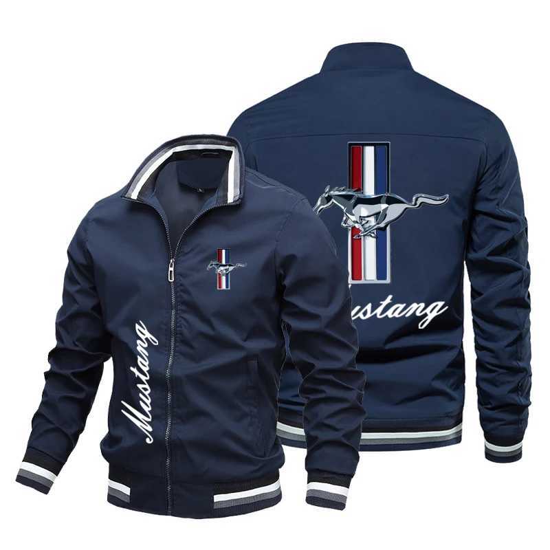 Summer New Hot Sale Ford Mustang Mens Jacket Fashion Brand Jacket High Quality Oversized Moto Racing Breathable TopT260331