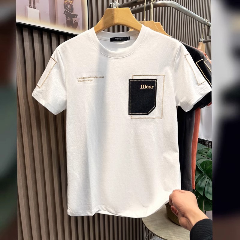 2026 Summer New Arrivals Men's T-Shirts | Minimalist Premium INS Streetwear Trendy Versatile Short Sleeve Tops