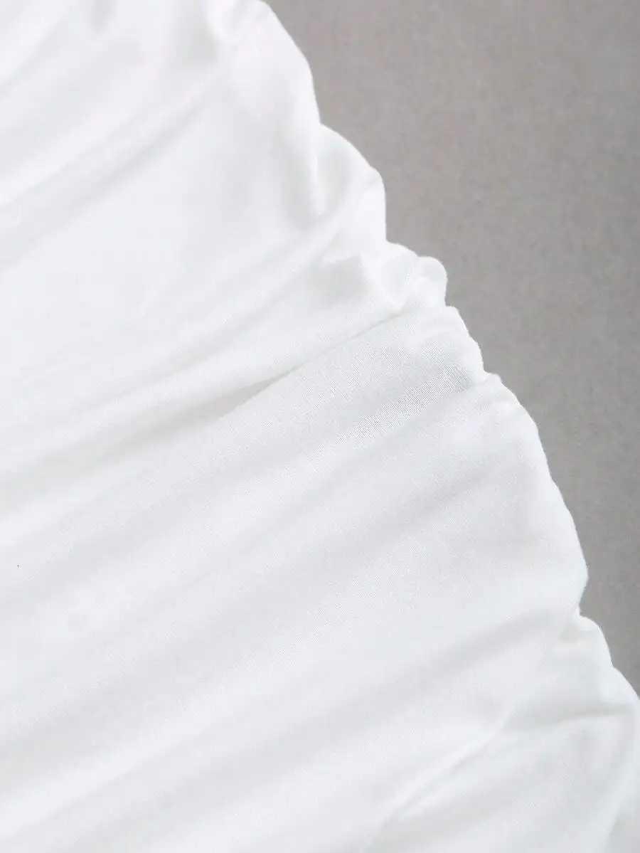 Womens Sexy Slim-Fit Strapless Bustier Mini Dress with Metal Buckle C260331