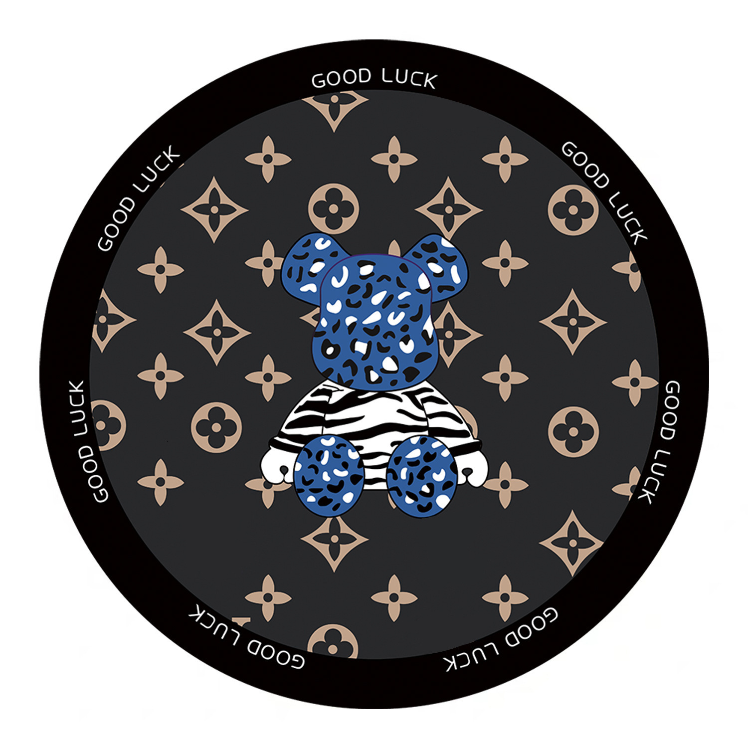 Cartoon Coaster Diatomaceous Earth Soft Pad Absorbent Wash Dining Heat Insulation Tea Cup Mat New Chinese Style Custom Pattern