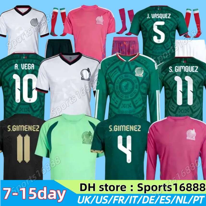 2026 2027 Mexico world Cup Soccer Jerseys 26 27 CHICHARITO GIMENEZ H.LOZANO mexico soccer jersey 2026 HOME AWAY Football Shirt Mexique E. ALVAREZ A.VEGA RAUL Men