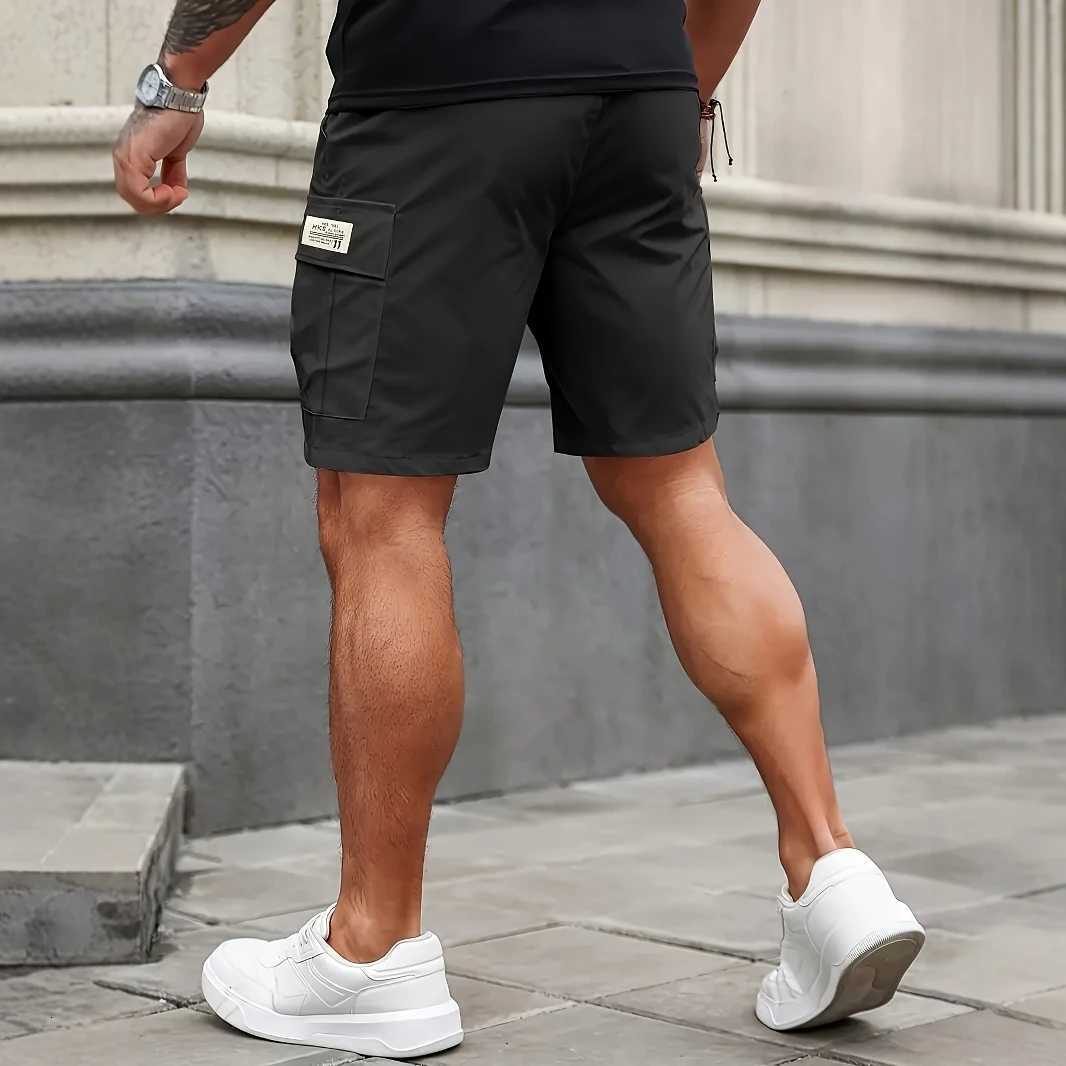 Man Cargo Shorts Casual Shorts for Outdoor Work Hiking Travel Durable Comfortable Multi Pocket Lightweight Fit Z260331