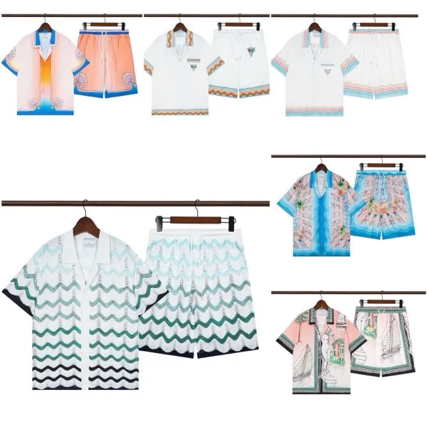 beach short suit Summer T Shirts sets designer mens shorts suits Letter Printed Short Sleeve Cotton High quality Luxury Loose men Short Fashion Summer