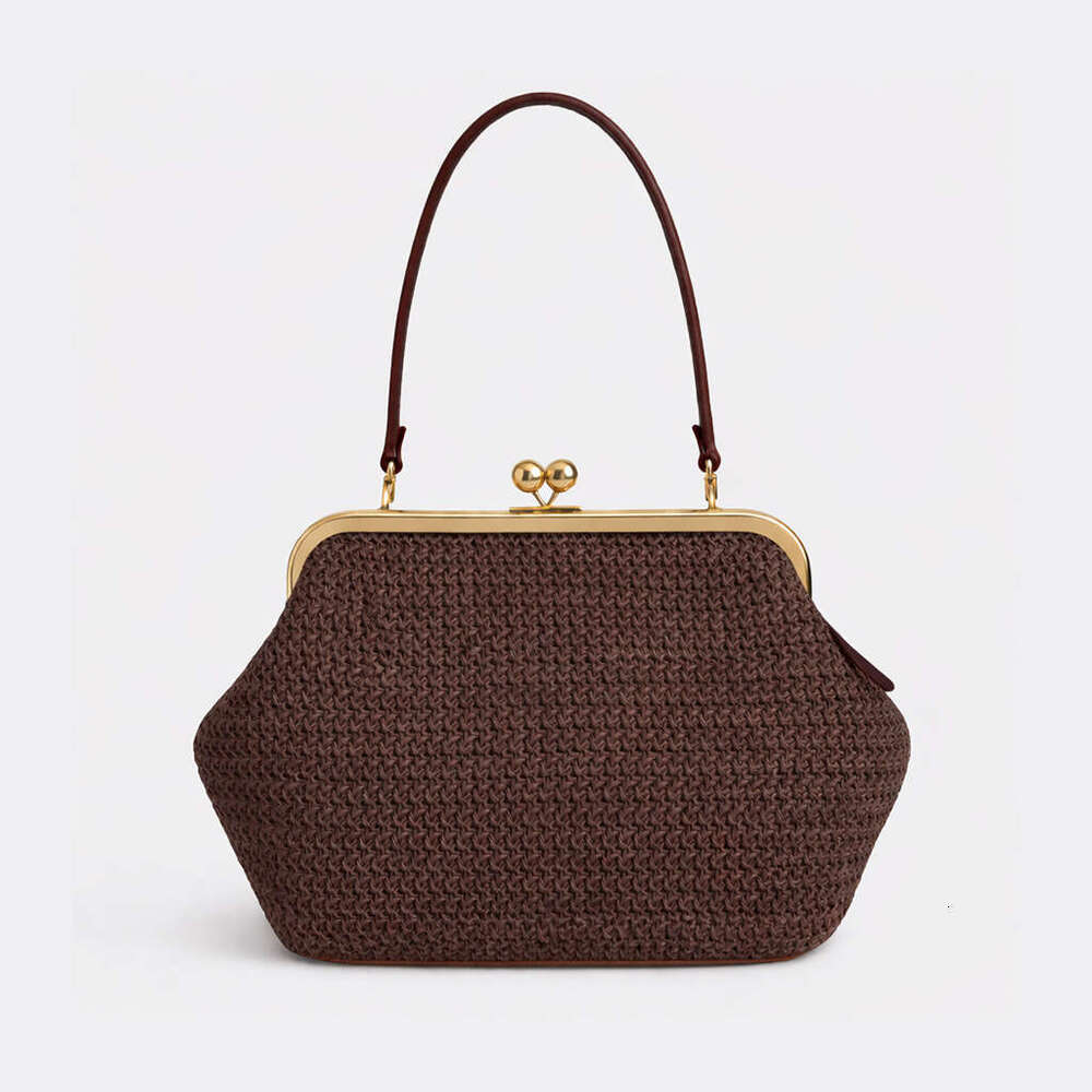Women Colorful Striped Straw Handbag New Model Woven Tote For Women Casual Summer Beach Bag