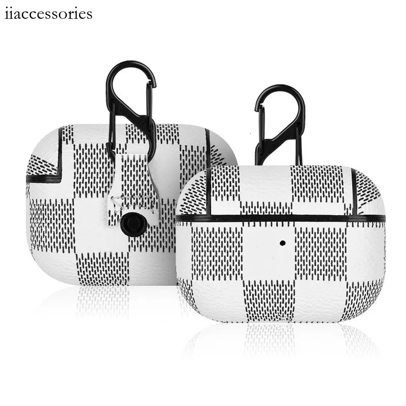 Headphone case Compatible Bluetooth Leather Pattern Earphone Brand Protective Case