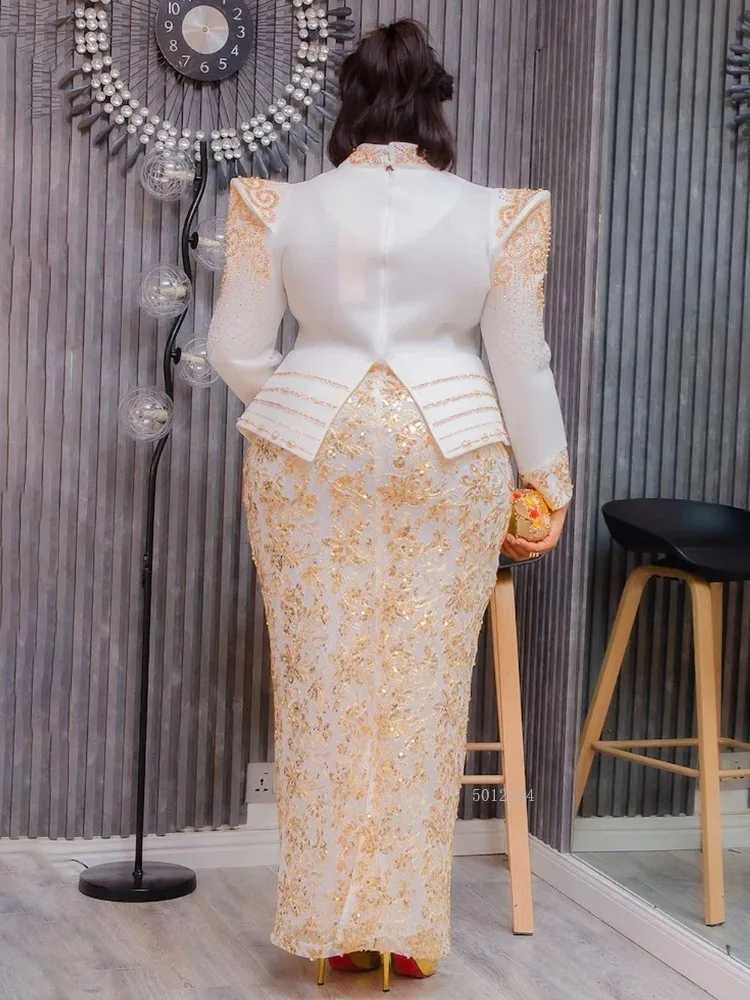 Party Evening Dresses Elegant Women Luxury Bodycon Maxi Dress Long Sleeve Robes Africa Clothes Birthday Wedding Prom Ladies Gown C260331