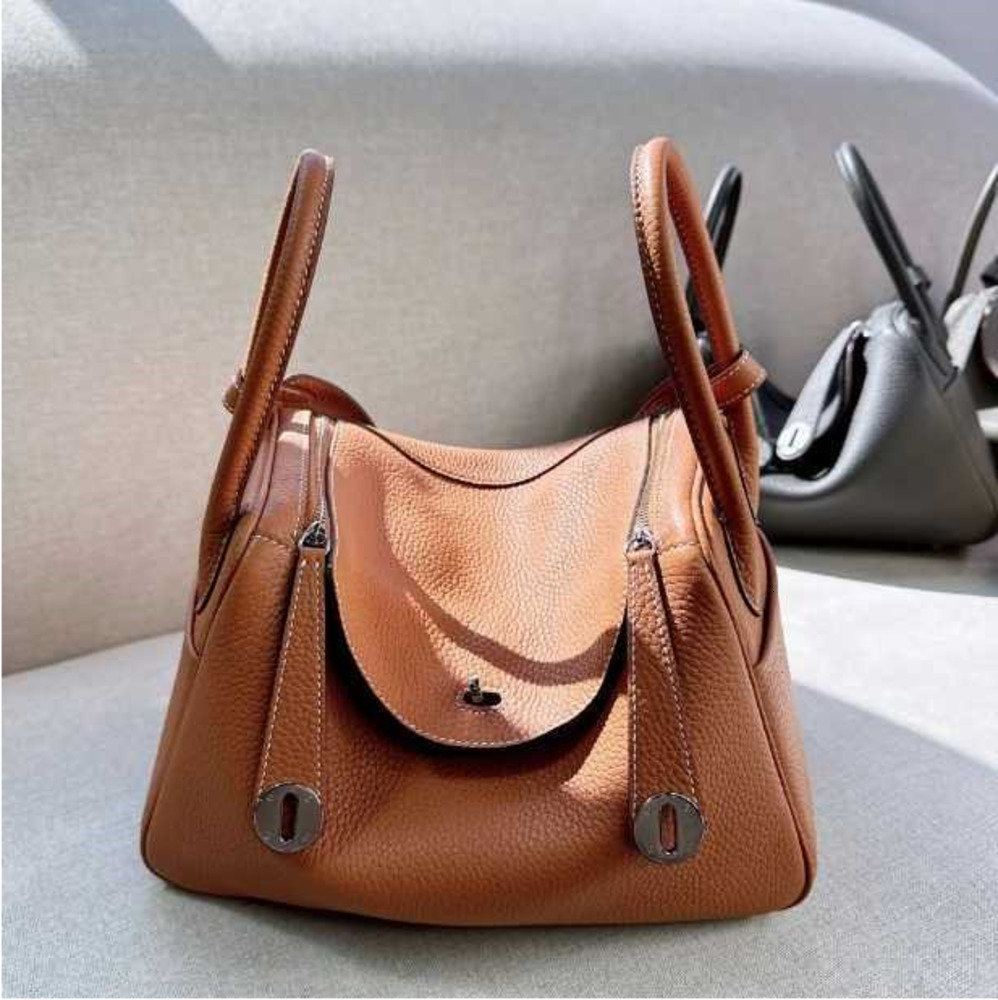 100 Genuine Leather Doctor Shoulder Bag Luxury Brand Designer Litchi Pattern 26cm 30cm Soft Cow Skin Women Totes Dumpling Purses And Handbags Silver Hardware2026f