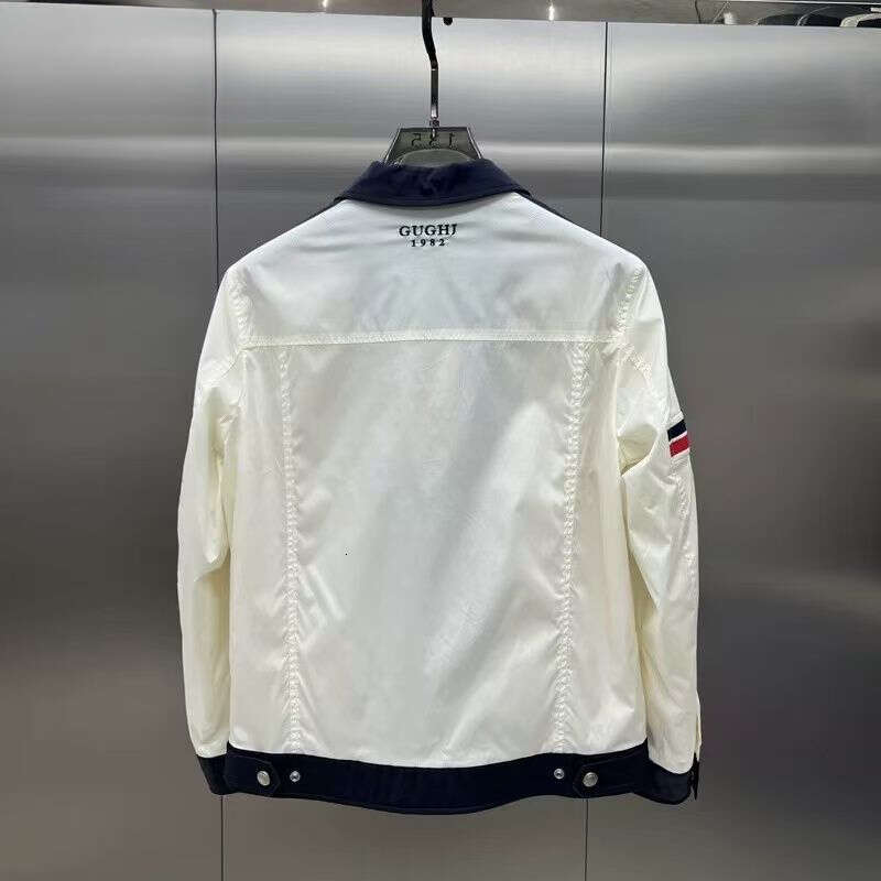 26 New Summer Thin Jacket Contrasting Color Panels, Slim-Fit Youth Outerwear With High-Quality Sun Protection Mesh Lining