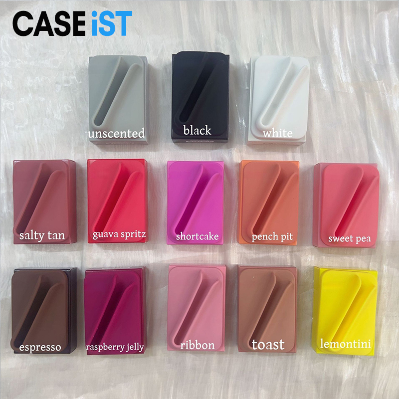 CASEiST Rh0de Magnetic Lip Holder Snap on Phone Case Strong Mag safe Back Silicone Lipstick Lip Balm Gloss Tint Glaze Grip Mount Universal Mobile Bracket For iPhone
