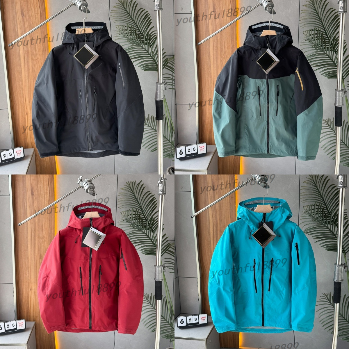 Men Jacket Three Layer Outdoor zipper jackets Waterproof warm Jackets For sports Women SV/LT GORE-TEXPROS Jacket Male Casual Lightweight Hiking Jacket Size S-XXL