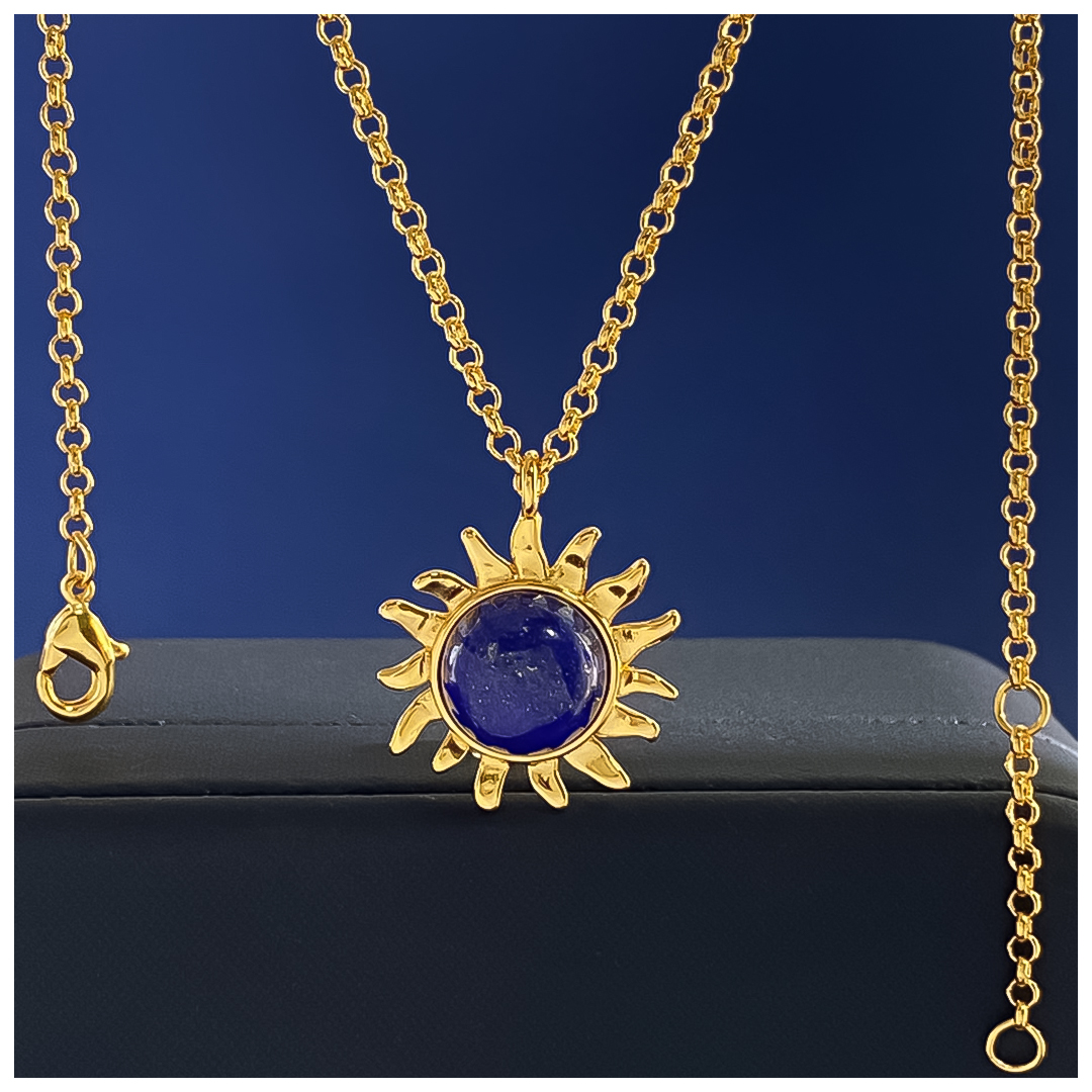 Designer Bracelet Bracelet for Women 18K Gold Plated Bangle Lapis Lazuli Flower Starburst Bangles Luxury Jewlery Designer for Women Timeless Gift