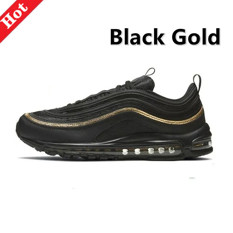 270s 97s Running Shoes Men Women Sneakers Classic Triple Black White Gold Silver Bullet Olive Wolf Grey Luxury Mesh Leather Mens Designer shoes sports