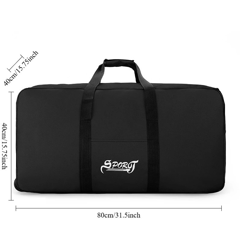 Spring Student Luggage Large Capacity Foldable Checked Bag Residential Quilt Storage Travel with Wheels 260430 - view 4