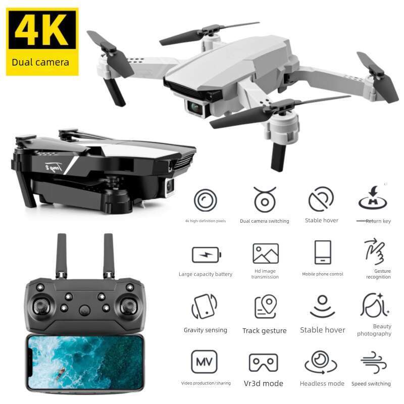 Famous Brand S Off Foldable Remote Drone For Aerial Photography K Dual Camera Quadcopter With Air Pressure Altitude Hold And Gesture Control CKS