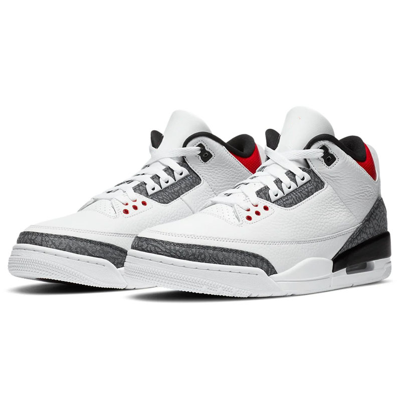 Designer 3 3s Basketball Shoes Secret Garden White Cement Reimagined Black Cat Fragment Womens Mens Trainers Outdoor Sneakers