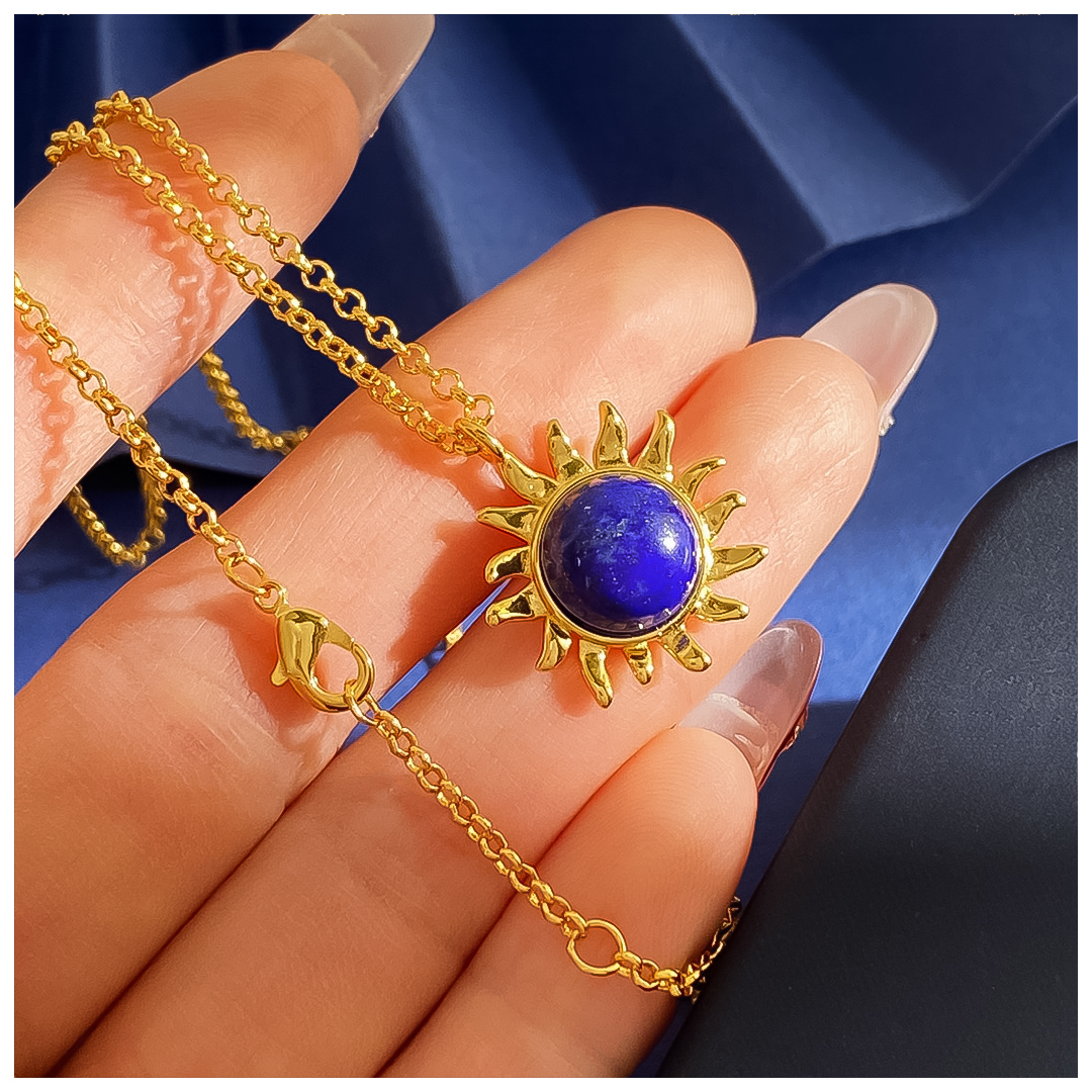 Designer Bracelet Bracelet for Women 18K Gold Plated Bangle Lapis Flower Star Bangles Luxury Jewlery Designer for Women Fashion Gift