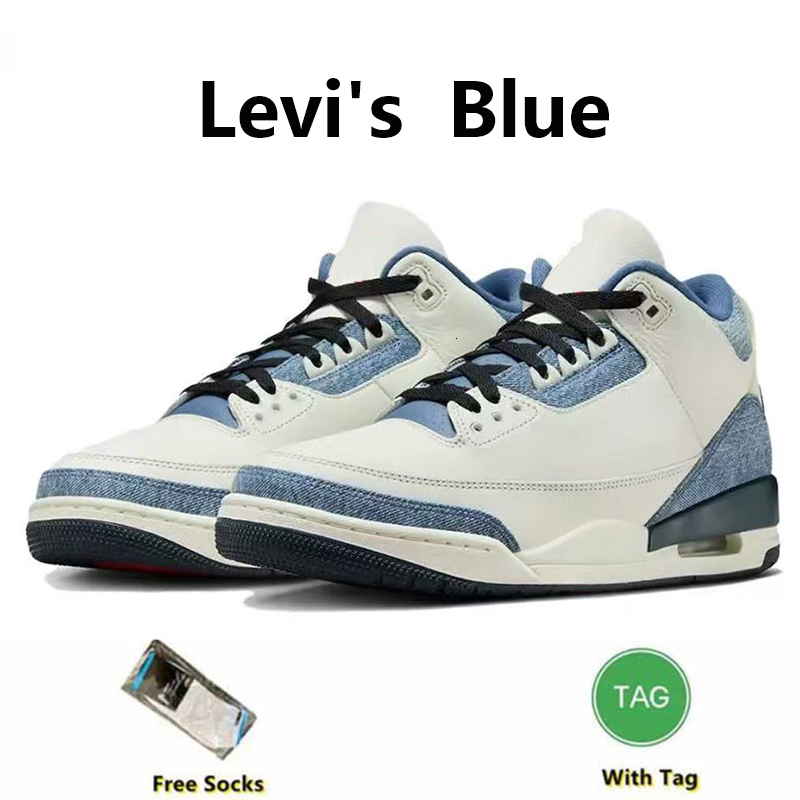 Designer 3 Basketball Shoes Men Women 3s Sneakers White Cement Dark Iris Blue Pine Green UNC Rust Pink Black Cat Wizards Outdoor Sports Trainers 36-47