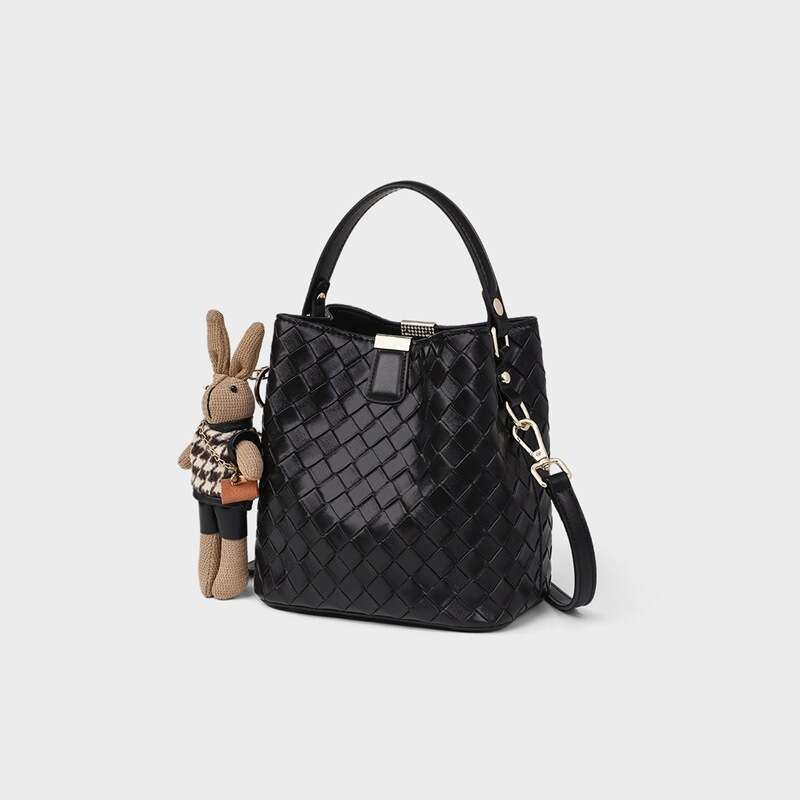 Viney Versatile Handbag Summer New Small Tote High End Genuine Leather Crossbody Commuting Bucket Bag Trendy SENYY