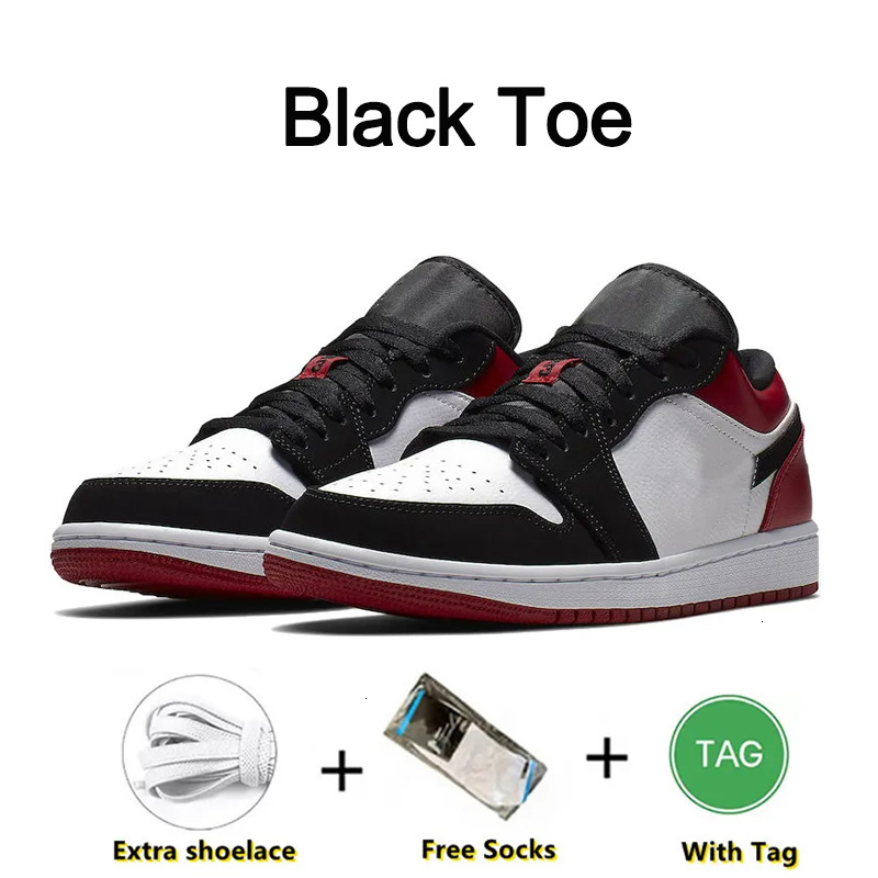 Designer 1S Low basketball shoes Men Women 1 Sneakers Black Phantom OG White Pink Wolf Grey Leather Bred Blue Fashion outdoor Sports Trainers Size Eur