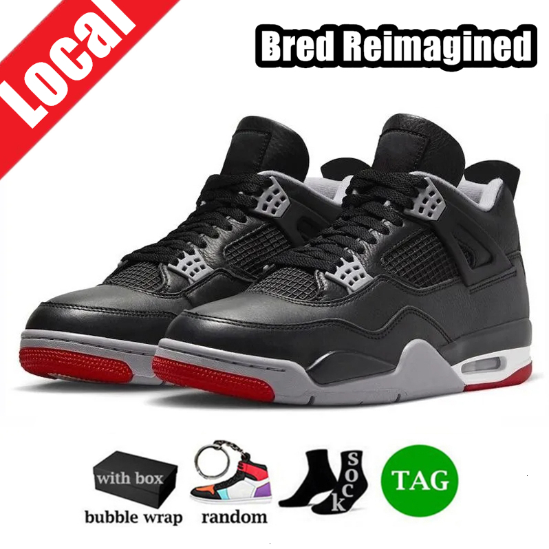 Local With Box 4s Basketball Shoes 3s 5s 12s Mens Womens Trainers Wolf Grey Sail 4 Military Black Cat Blue White Thunder Bred Lucky Green Designer Sne