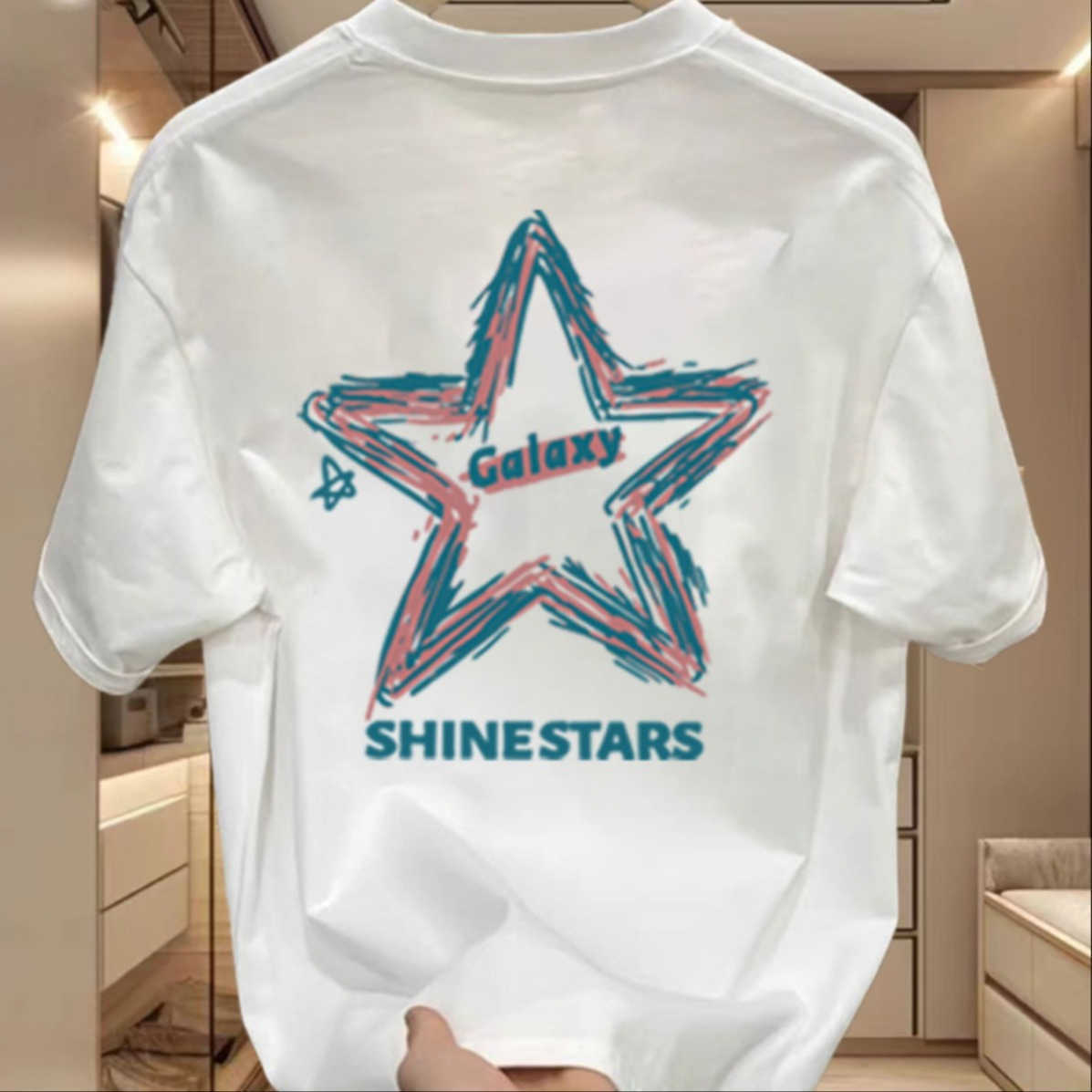 2026 new high-end summer short-sleeve pure cotton base shirt short-sleeve T-shirt trendy brand for men stylish and casual