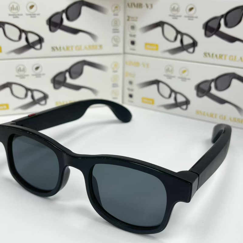 2026 New Arrival Smart Glasses Bluetooth Audio Sunglasses Dual Magnetic Charging Polarized Lens Sports Outdoor Open Ear Hands-Free Calling Music Play