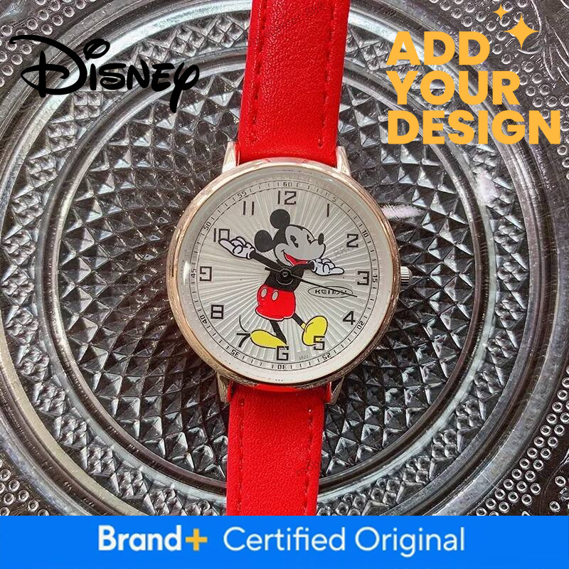 Designer Watch Disney Mickey Mouse Children's Watch Kawaii Minnie Children Fashion Watches Cartoon Quartz Wrist Watch Kids Gifts Luxury - view 6