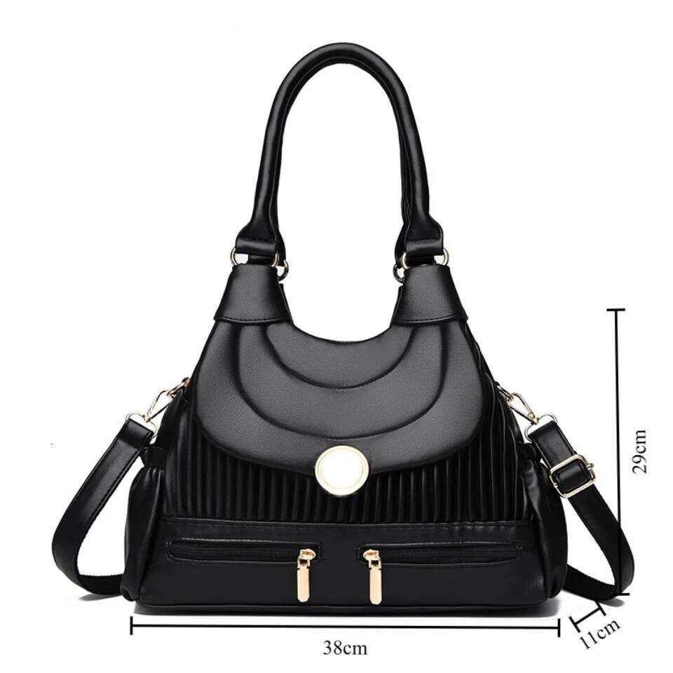 Genuine Brand Luxury Handbags For Women Designer Fashion Tote Bag High Quality Soft Pu Leather Shoulder Crossbody Hand Bags Sac SENYY