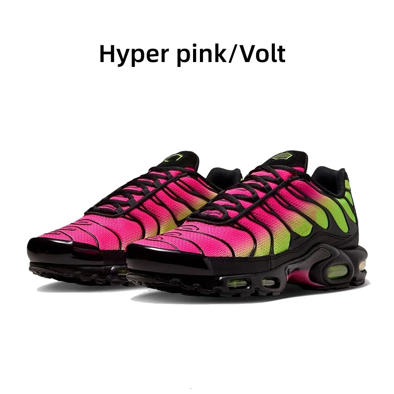 tn tnss chaussure Designer Running Shoes Plus tn3 1Triple Black White Hyper Pink Volt Lisboa Naples Mens Women Gradient Sneakers Tuned outdoor Sports 