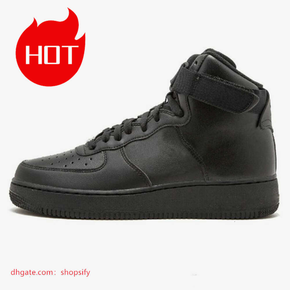 Designers 1 07 Men Low Casual Shoes Trainers All White Black Wheat Skateboard ONE Leather Tennis Sports Jogging Shoe Brand High ForC Women Running Out