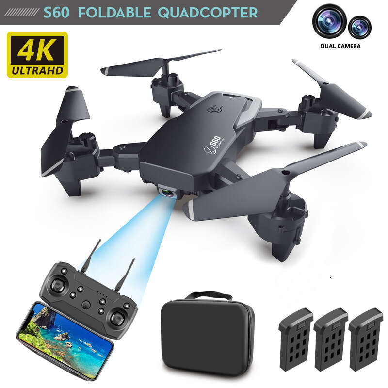 Famous Brand S Off Foldable K Drone Aerial Photography Quadcopter Altitude Hold Remote Control Aircraft HD Dual Camera CKS