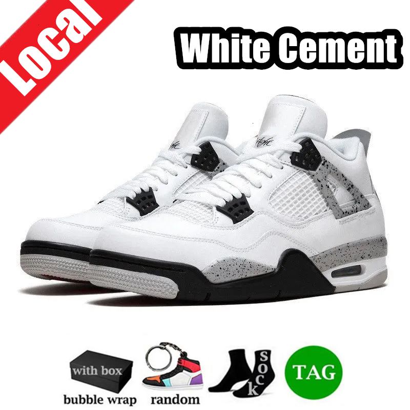 Local With Box 4s Basketball Shoes 3s 5s 12s Mens Womens Trainers Wolf Grey Sail 4 Military Black Cat Blue White Thunder Bred Lucky Green Designer Sne