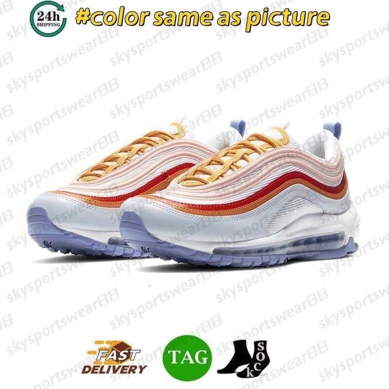 2026 Designer Shoes 97 97s Running Shoes Men Women Triple Black White Sean Wotherspoon Silver Gold Bullet University Volt Mens Outdoors Trainers Sneak