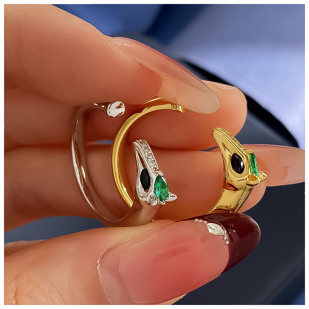 Designer Ring for Women Diamond Emerald Zircon Horse Open Rings Luxury Jewlery Designer for Women Timeless Elegant Sparkling Premium Gift Statement