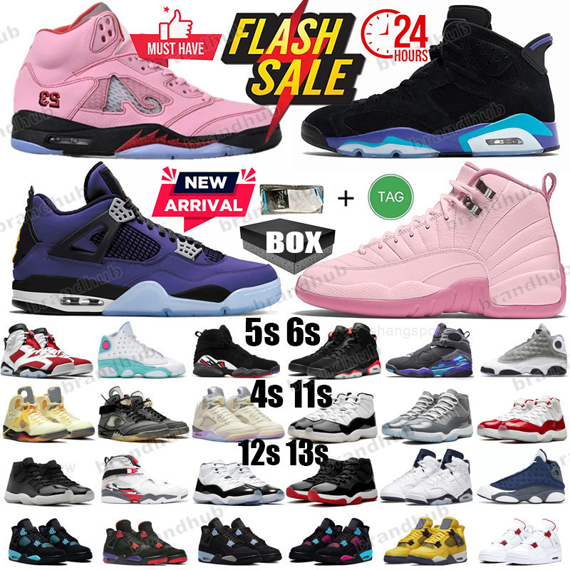with box designer shoes 11s 4s 5s 6s 12s white cement thunder basketball shoes grape wings black cat flu game men shoes outdoor Sports Shoes men women
