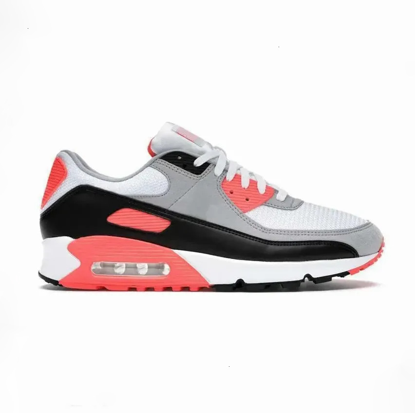 Running Designer Mens Womens 90s 90 Sports Shoes Triple White Black Red Wolf Grey Polka Dot Total Orange Laser Blue Runner Hyper Grape Royal Trainer S