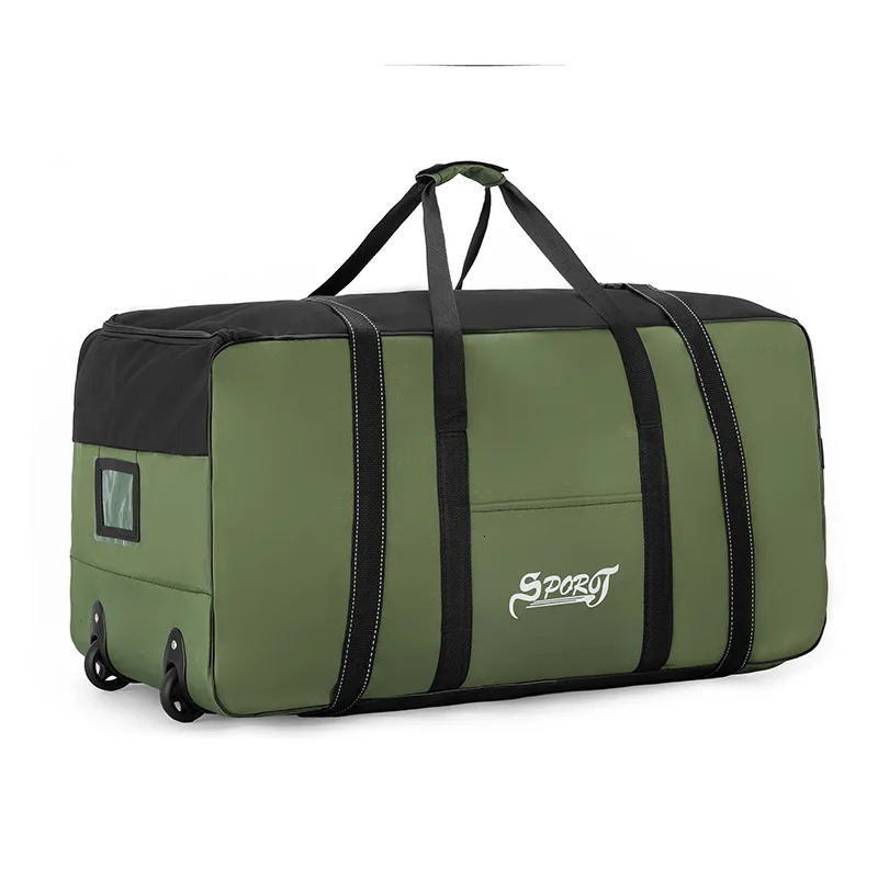 Spring Student Luggage Large Capacity Foldable Checked Bag Residential Quilt Storage Travel with Wheels 260430