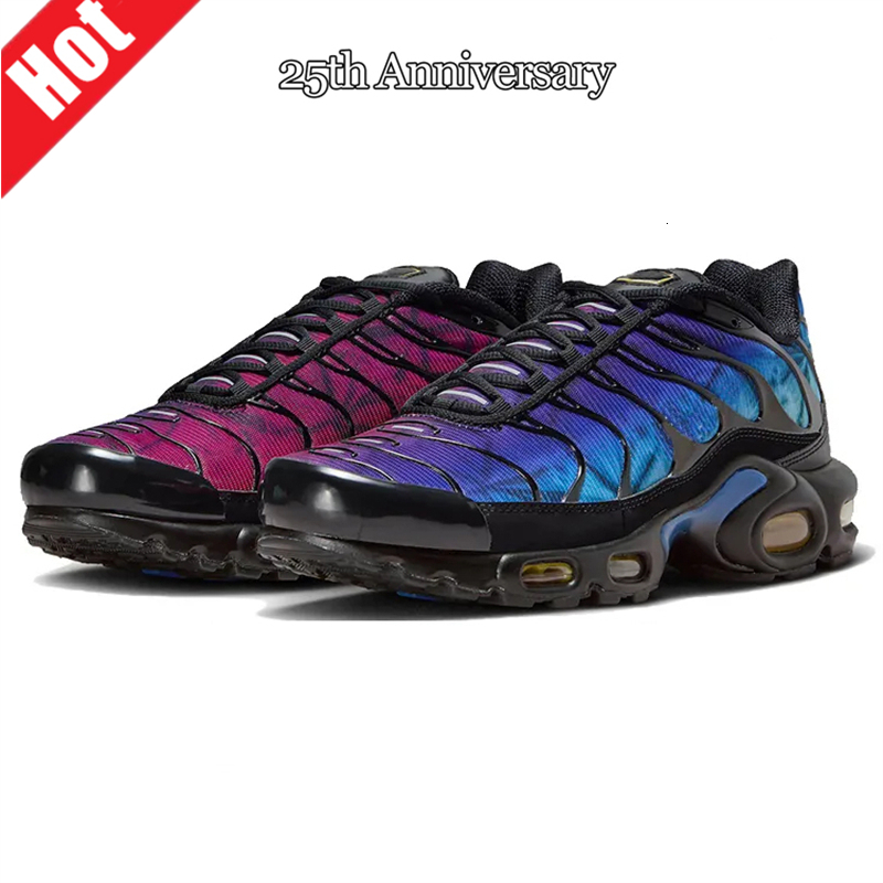 With Box Designer tn shoes tn plus running shoes For Men Women dn sneakers Triple Black White Blue Pink Bright Green tns tnss Trainers Walking Outdoor