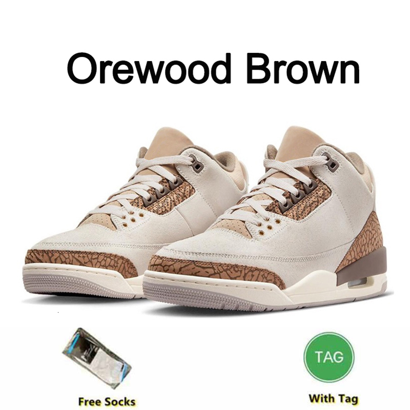 Designer 3 Basketball Shoes Men Women 3s Sneakers White Cement Dark Iris Blue Pine Green UNC Rust Pink Black Cat Wizards Outdoor Sports Trainers 36-47