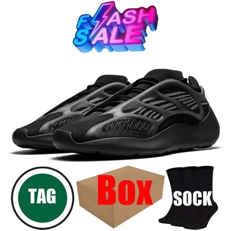 Designer 700 Men Women Outdoor Casual Running 700 V3 Sneakers Black White Wave Runner Salt Dark Glow 500 Soft Resin Sports Slippers Shoes Size 36-45