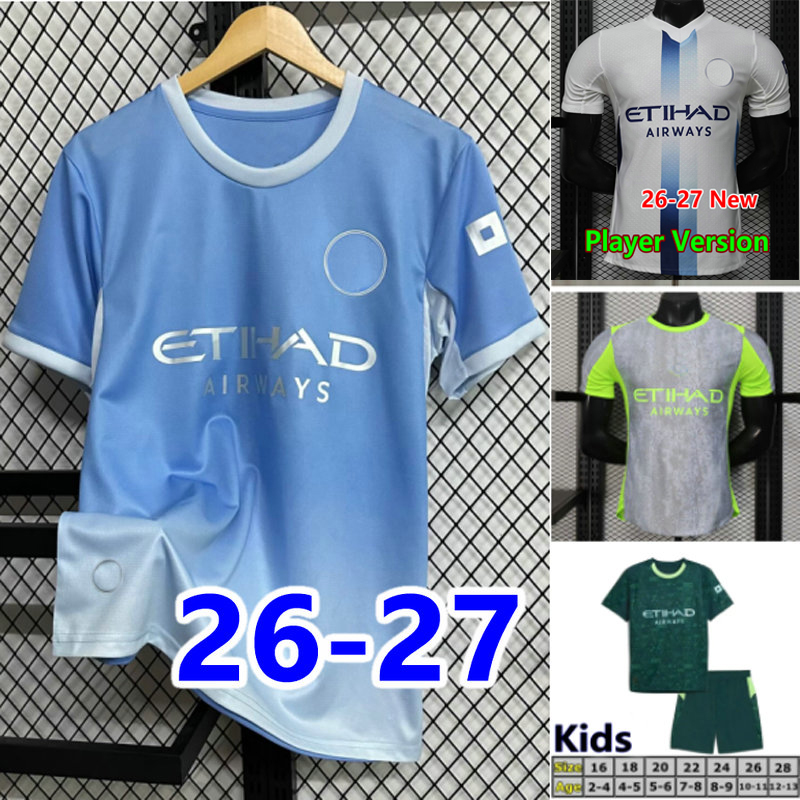 2026 REIJNDERS Haaland SOCCER JERSEYS 25 26 27 DOKU RODRIGO tuta FODEN GREALISH DE BRUYNE 4TH KHUSANOV CHERKI MARMOUSH GVARDIOL BOBB football shirt men kids uniforms